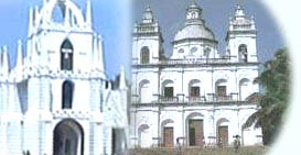 Goa Tour Guide, Travel to Goa, Churches of Goa, Visit the churches of Goa, churches in Old Goa, Goa Churches, Goa Tourism, Goa Beaches, churches in Panaji