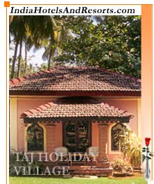 Taj Holiday Village - A Four Star Hotel in Goa, Deluxe Hotels in Goa, Goa Hotels Guide, Goa Hotel Booking