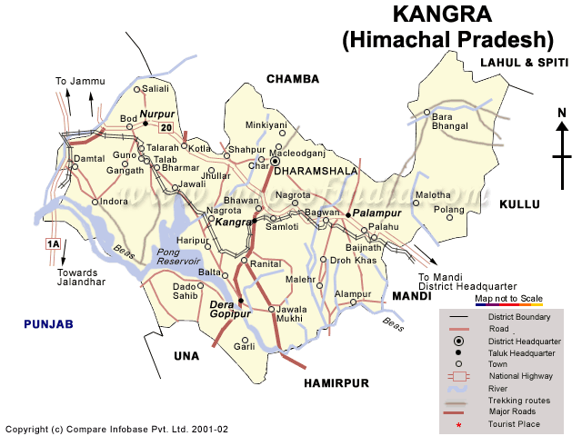 City Map of Kangra