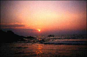 kovalam-sunset