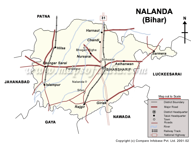 Nalanda Map