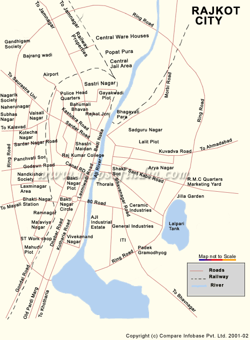 City Map of Rajkot