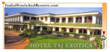 Taj Exotica Hotel -   A Five Star Hotel in Goa, Luxury Hotels in Goa, Goa Hotels, Deluxe Hotels in Goa, Goa Beach Resorts, Goa Hotel Booking