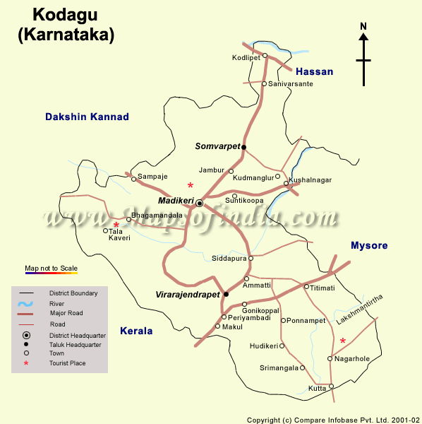 Kodagu-map